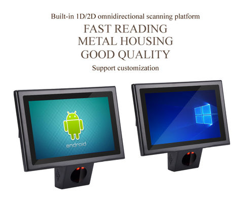 Системы POS Windows/Android10.0 с 15,6-дюймовым сенсорным экраном и встроенным сканером штрих-кодов