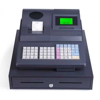 POS терминал с 58 мм принтером 128 * 64 мм дисплеем и 3 счета 5 монет кассовый ящик