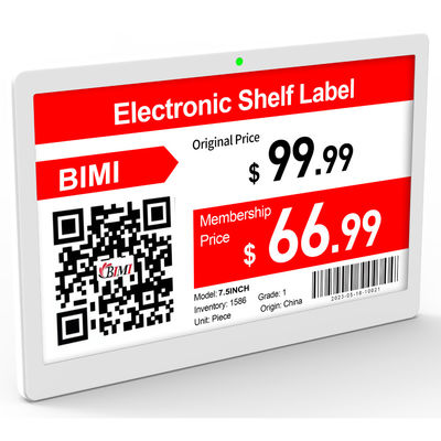 Bimi 4,9 дюймовый цифровой электронный бумажный дисплей Электронная накладка для супермаркетов Windows OS