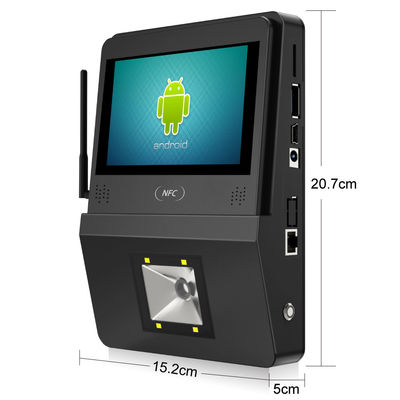 Супермаркет 2D сканер штрих-кода POS система с 5-дюймовым Android дисплеем и SDK функции