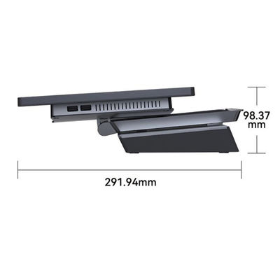 POS-0073 Ритейл терминал складной POS-системы с внешним 15,6 дюймовым дисплеем окон
