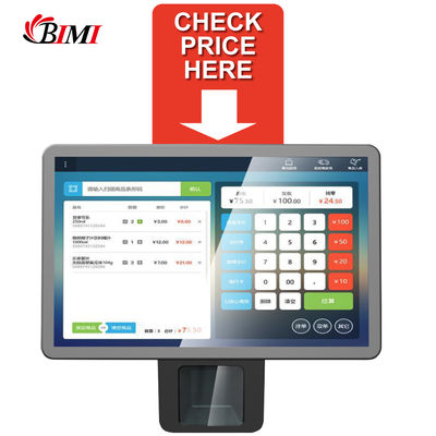 Сканнер штрих-кодов и читатель Bimi 10,1 дюйма Android 7.1 POS Touch Screen