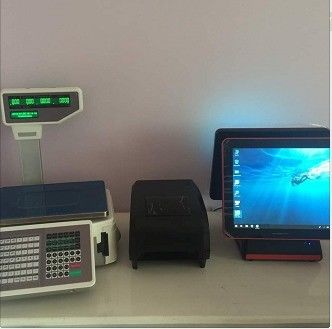 Windows 7/10 ОС I5 15-дюймовый All in One Breeze сенсорный экран POS PC/ TPV System Черный