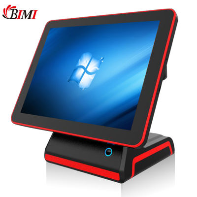 15&quot; Двухприкосновный экран POS решение с плоским емкостным экраном и главным экраном