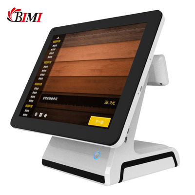 15&quot; Двухприкосновный экран POS решение с плоским емкостным экраном и главным экраном