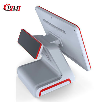 15&quot; Двухприкосновный экран POS решение с плоским емкостным экраном и главным экраном