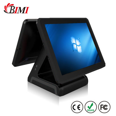 15&quot; Двухприкосновный экран POS решение с плоским емкостным экраном и главным экраном
