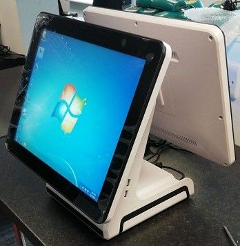 B2B транзакции с 15-дюймовой POS системой с двойным сенсорным экраном и дисплеем